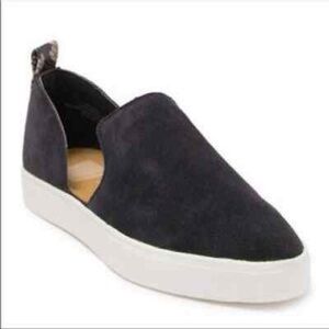 Dolce Vida Skyla Cut Out Slip On Sneakers Suede Size 9.5